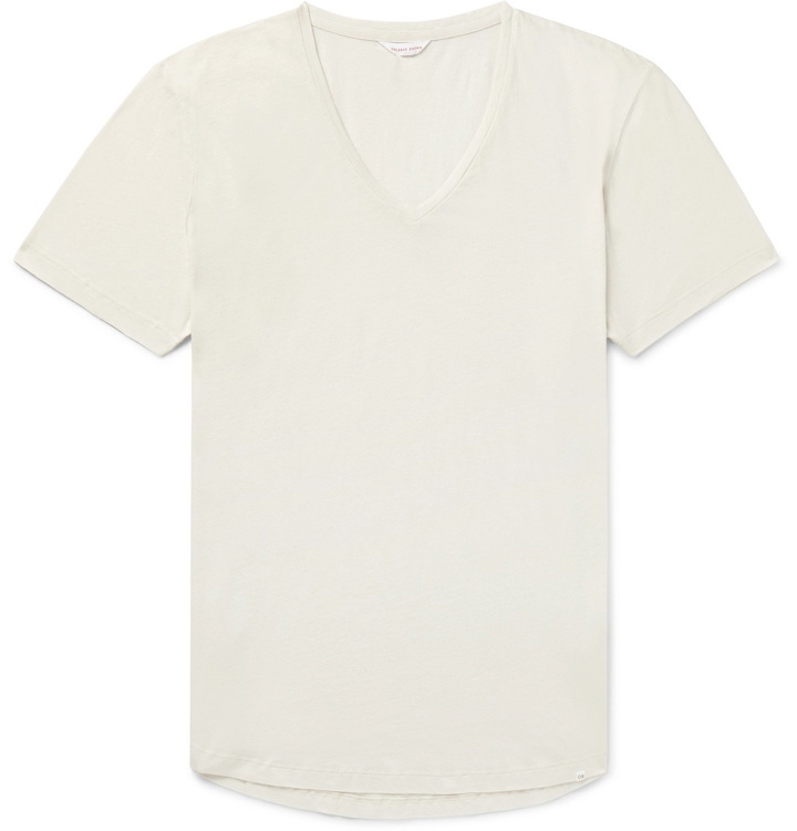 Photo: Orlebar Brown - OB-V Slim-Fit Cotton-Jersey T-Shirt - White