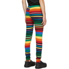 Comme des Garcons Homme Plus Multicolor Horizontal Stripe Lounge Pants