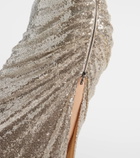 Maticevski Luna draped sequined maxi skirt