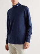 Polo Ralph Lauren - Logo-Embroidered Cotton-Jersey Sweatshirt - Blue