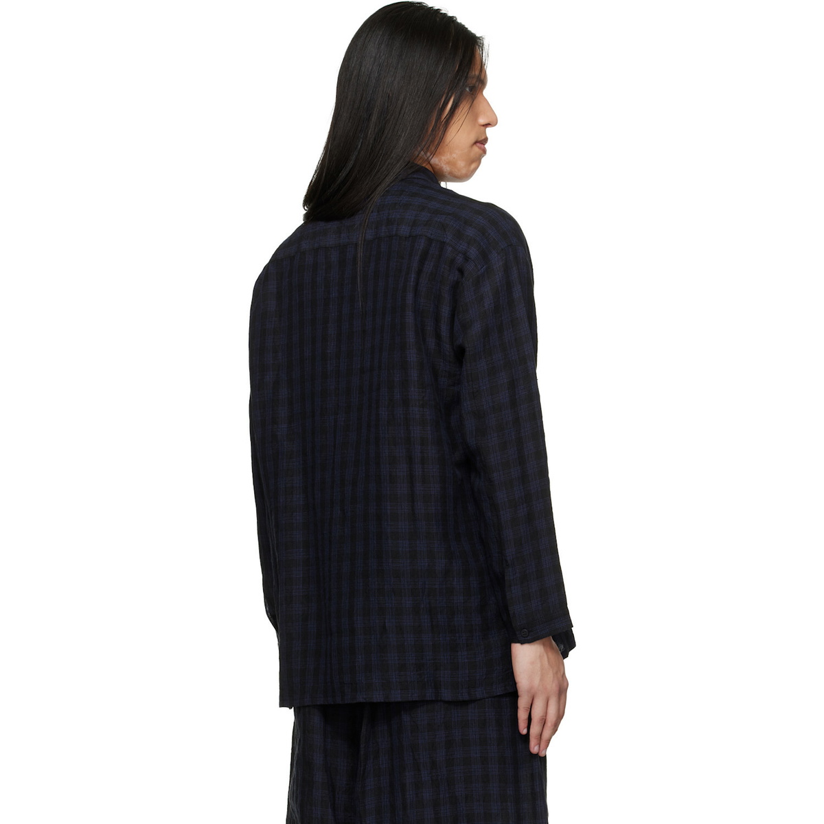 Toogood Black & Blue 'The Draughtsman' Shirt