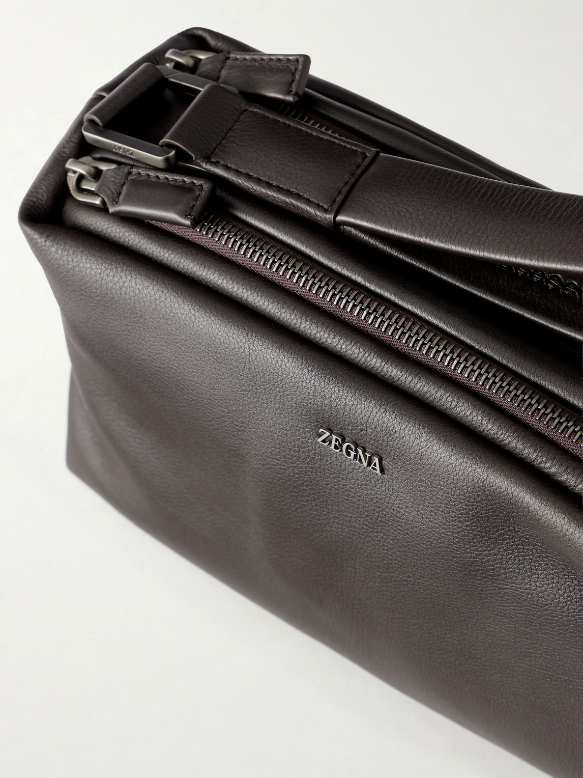 Zegna - Secondskin Softy Leather Wash Bag