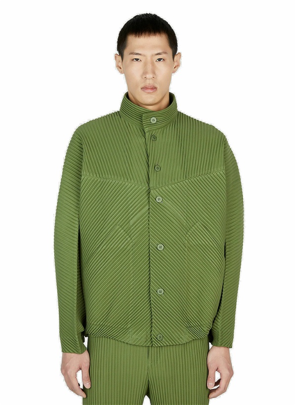 Photo: Homme Plissé Issey Miyake - Design Jacket in Green