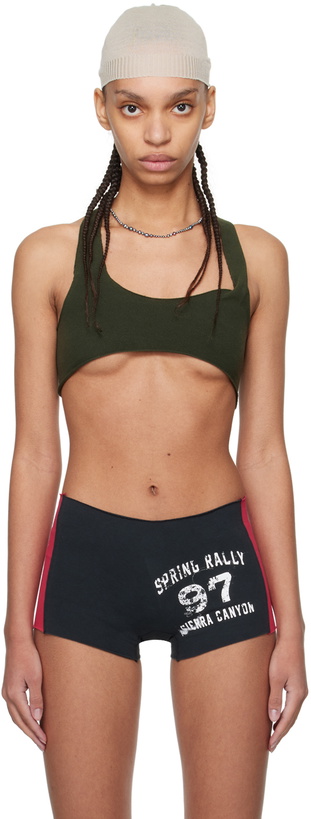 Photo: GREG ROSS Khaki Racer Back Bra