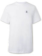 NIKE TENNIS - NikeCourt Logo-Appliquéd Cotton-Jersey Tennis T-Shirt - White