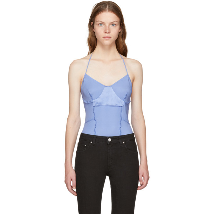 Photo: Wendelborn Blue Silk Inside Out Bodysuit