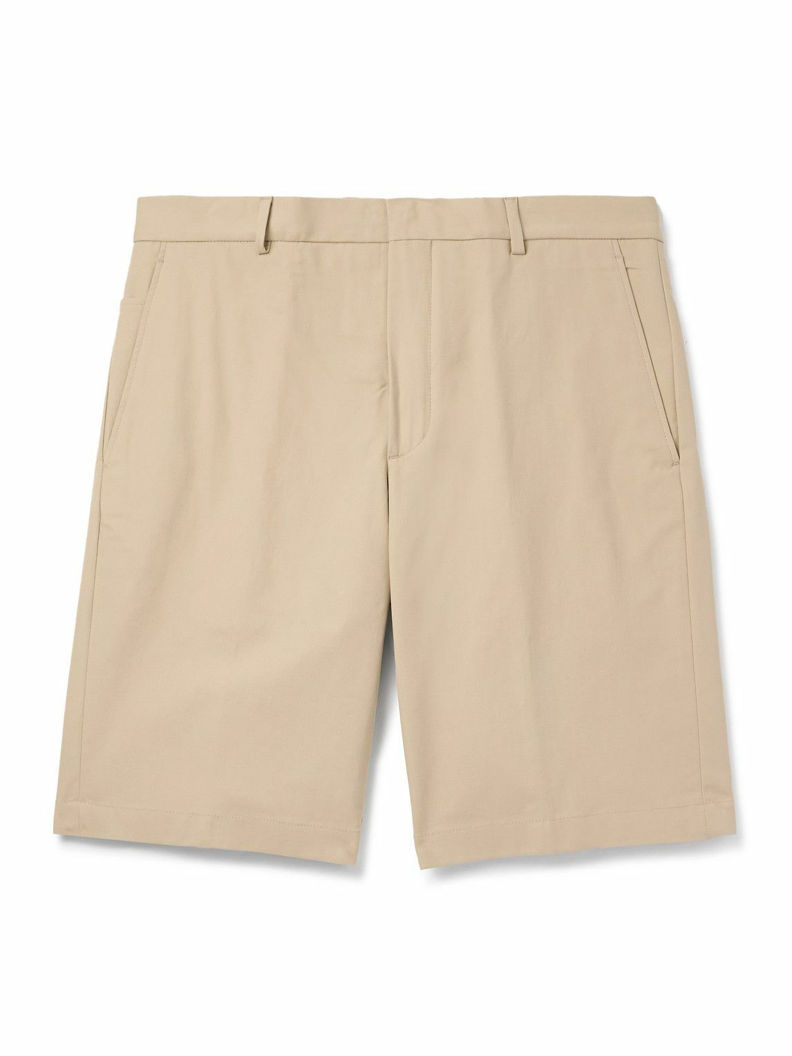 Loro Piana - Jarno Straight-Leg Stretch-Cotton Bermuda Shorts - Neutrals