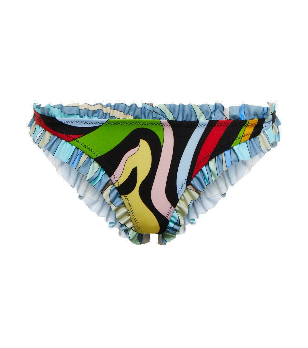 Pucci - Printed ruffled bikini bottoms Emilio Pucci
