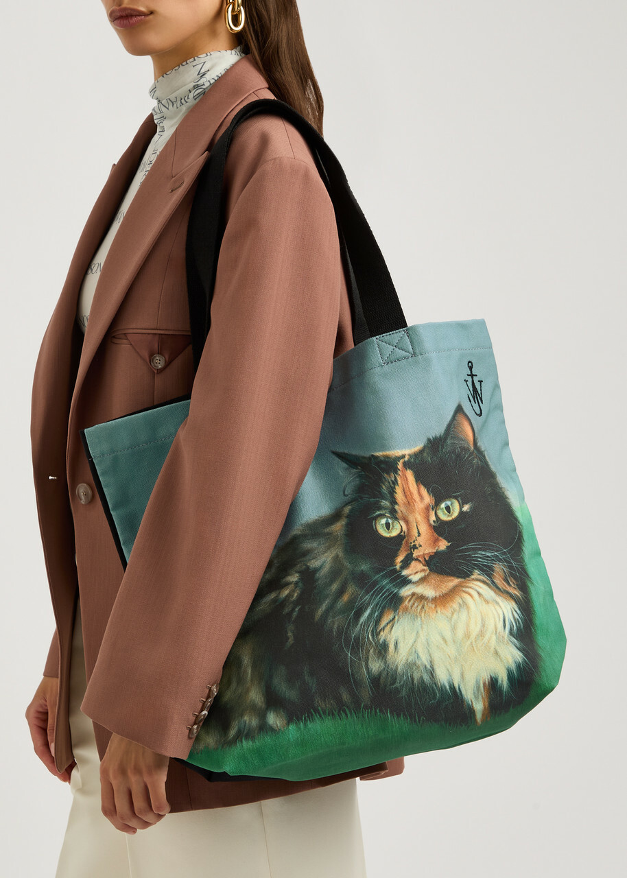 ★JW ANDERSON★Printing Canvas Tote Bag★Emerald★大人気★ MUSINSA | J.W.ANDERSON Printed Canvas Tote Bag - Emerald