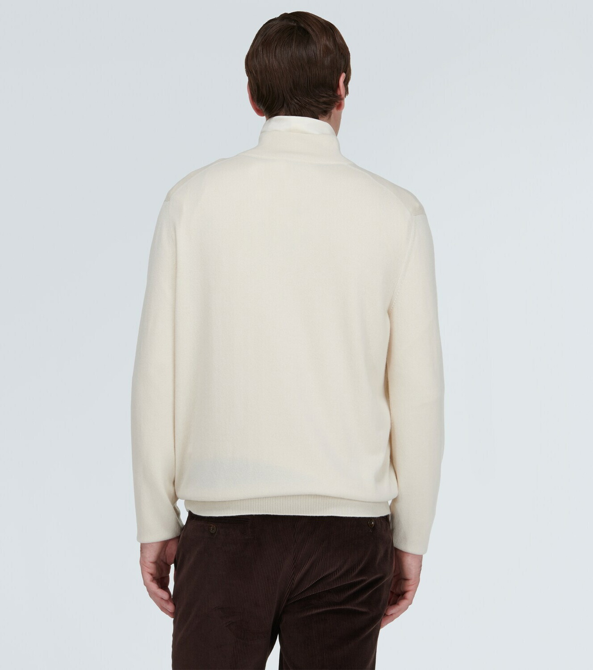 Loro Piana Mezzocollo cashmere half-zip sweater Loro Piana
