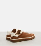 Loro Piana Tennis suede sneakers
