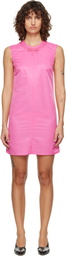 MM6 Maison Margiela Pink Bow Minidress