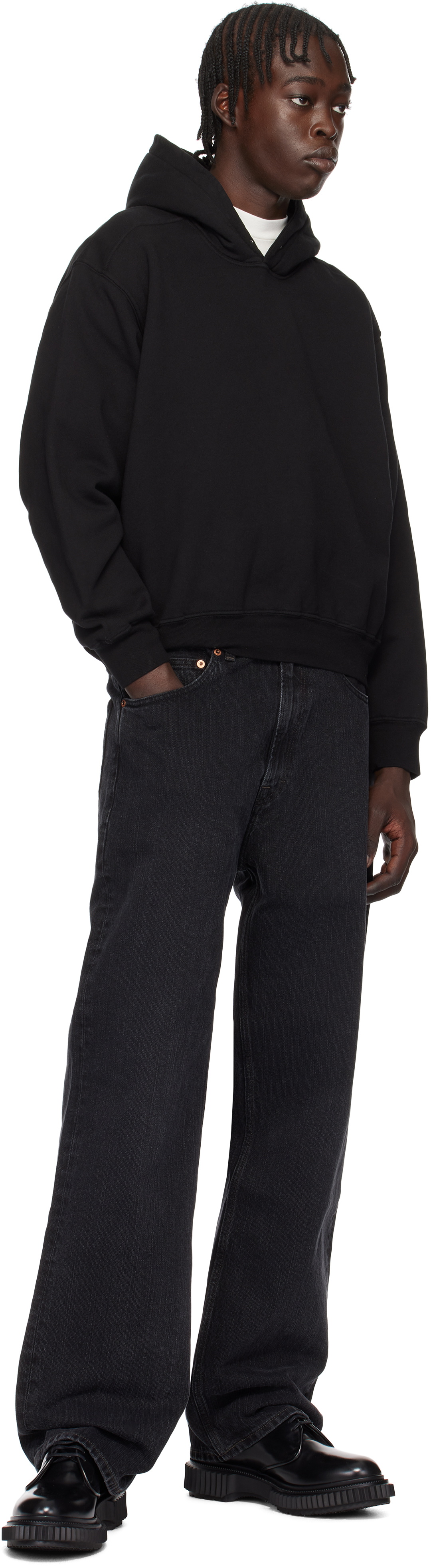 Lady White Co. Black Mini Hoodie