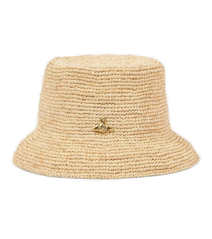 Photo: Vivienne Westwood Orb raffia bucket hat