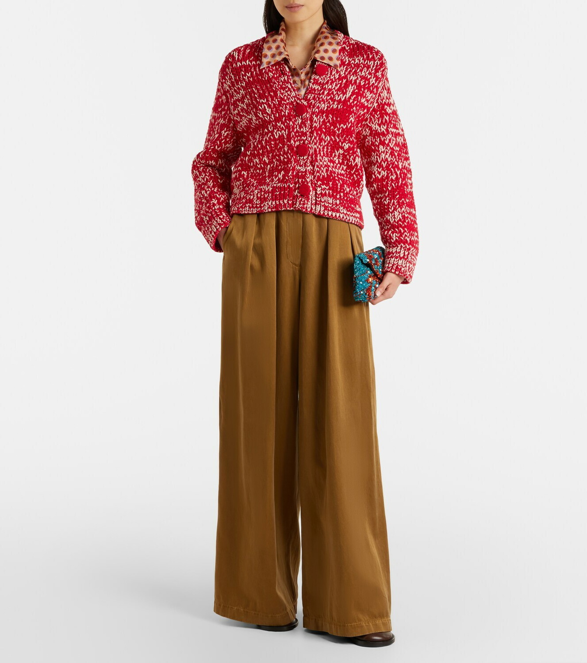 Dries Van Noten Cotton-blend cardigan