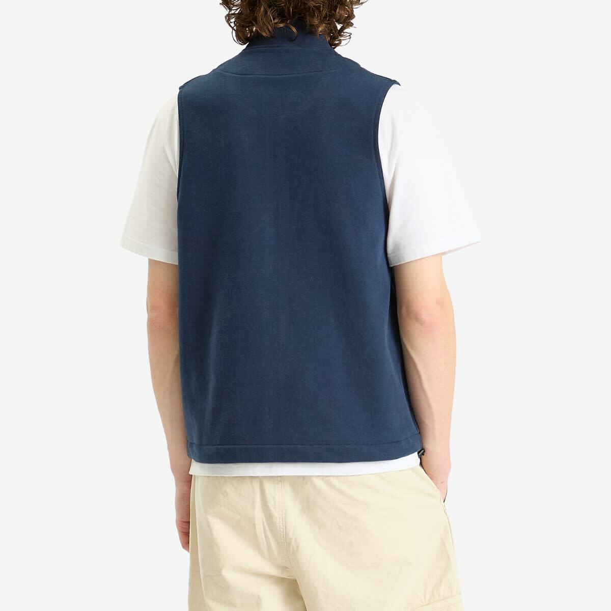 Adsum Men's Fleece Vest in Dark Navy