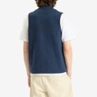 Adsum Men's Fleece Vest in Dark Navy