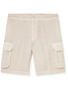 120% - Linen Cargo Shorts - Neutrals