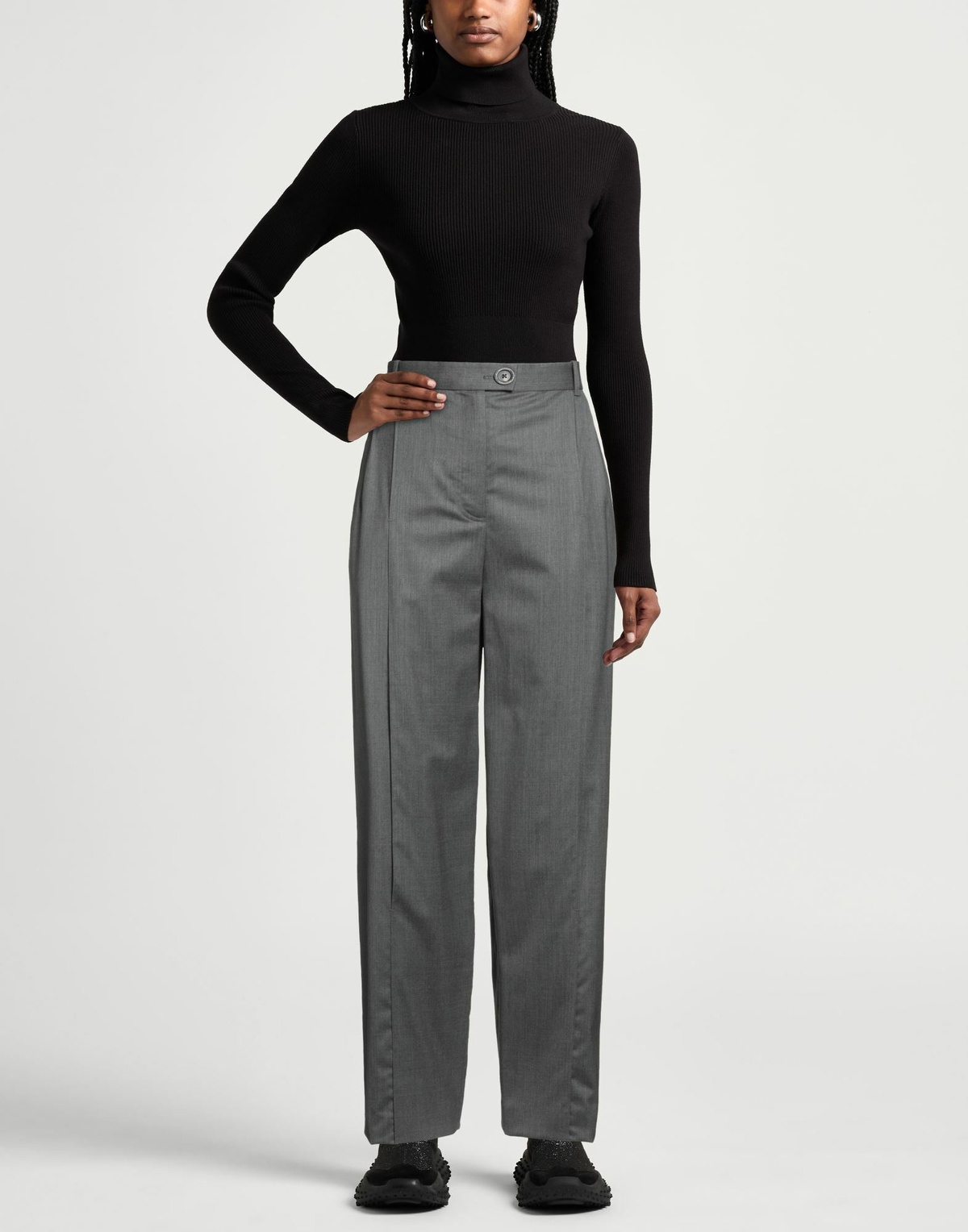 Peter Do Womens Pants in Grey