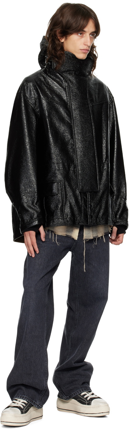 R13 Black Dark Shine Coat