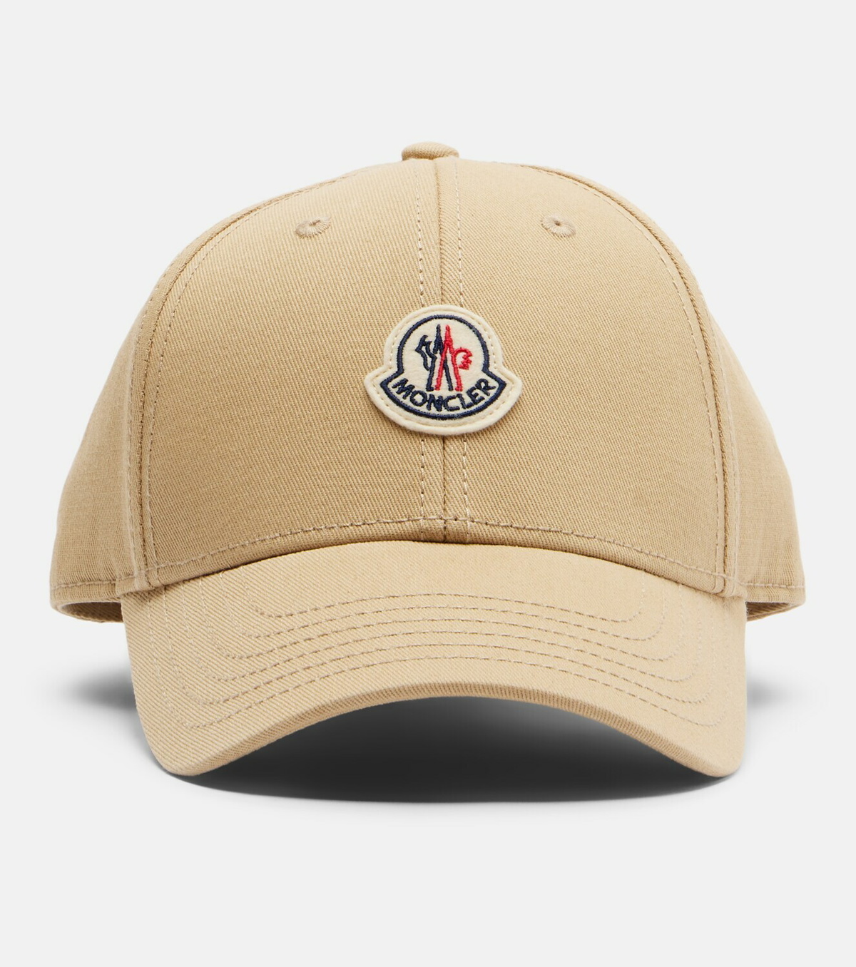 Moncler Logo cotton gabardine baseball cap