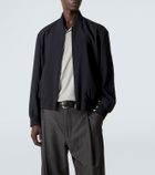 Giorgio Armani Cotton-blend bomber jacket