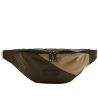 Master-Piece Men's Slant Waist Bag in Khaki