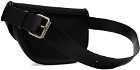 Jil Sander Black Embossed Belt Bag