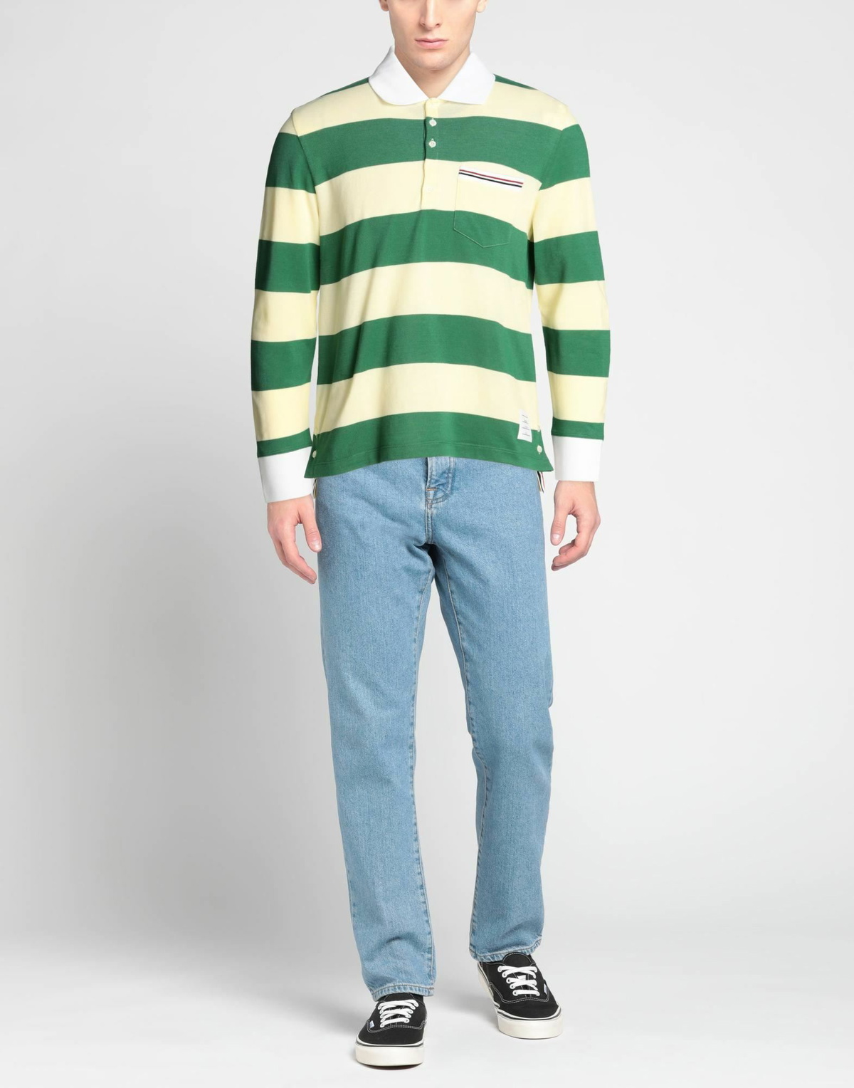 Thom Browne Mens Polo shirt in Green