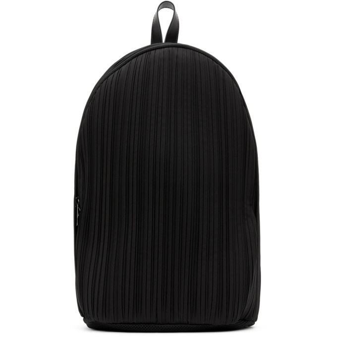 Photo: Pleats Please Issey Miyake Black Pleats Backpack