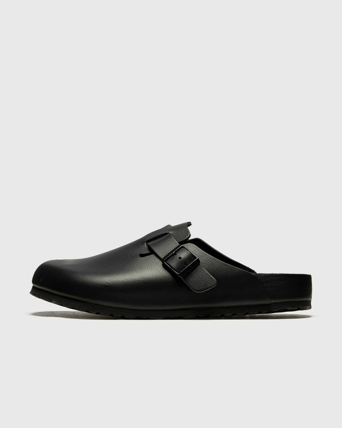 靴 Birkenstock Boston EXQ LENA BLACK Birkenstock Boston Exq Lena Exquisite Black Sandals & Slides