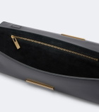 Balmain Small leather clutch