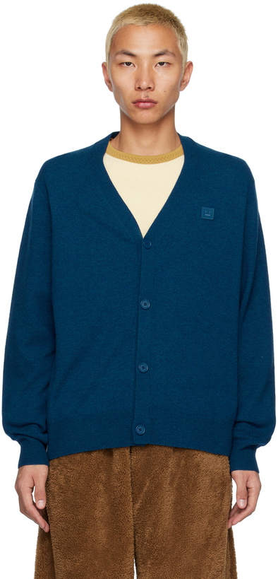 Photo: Acne Studios Blue Patch Cardigan