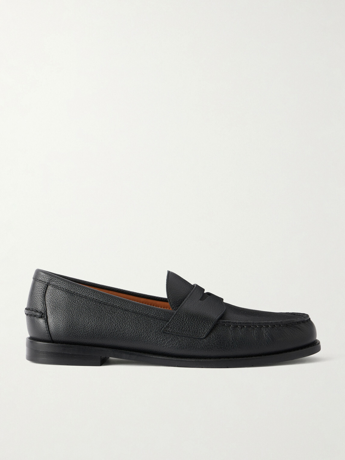 Polo Ralph Lauren - Alston Full-Grain Leather Penny Loafers - Black