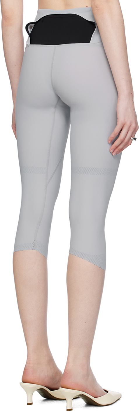 JOHANNA PARV Gray Folded Waist Leggings