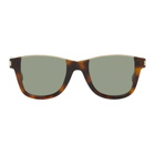 Saint Laurent Tortoiseshell SL 51 Cut-Away Sunglasses