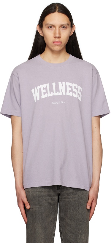Photo: Sporty & Rich Purple 'Wellness' T-Shirt