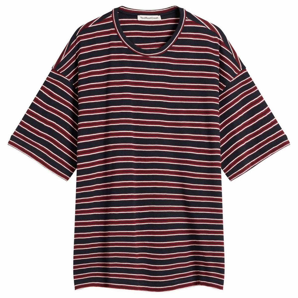 YMC Men's Triple Stripe T-Shirt in Multi