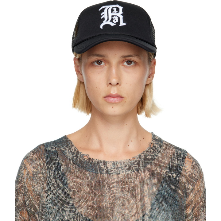 Photo: R13 Black 'R13' Trucker Hat