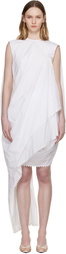 JACQUEMUS White 'The Traversin' Minidress