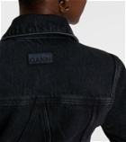Ganni Cropped denim jacket