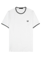 Fred Perry M1588 Cotton T-shirt White