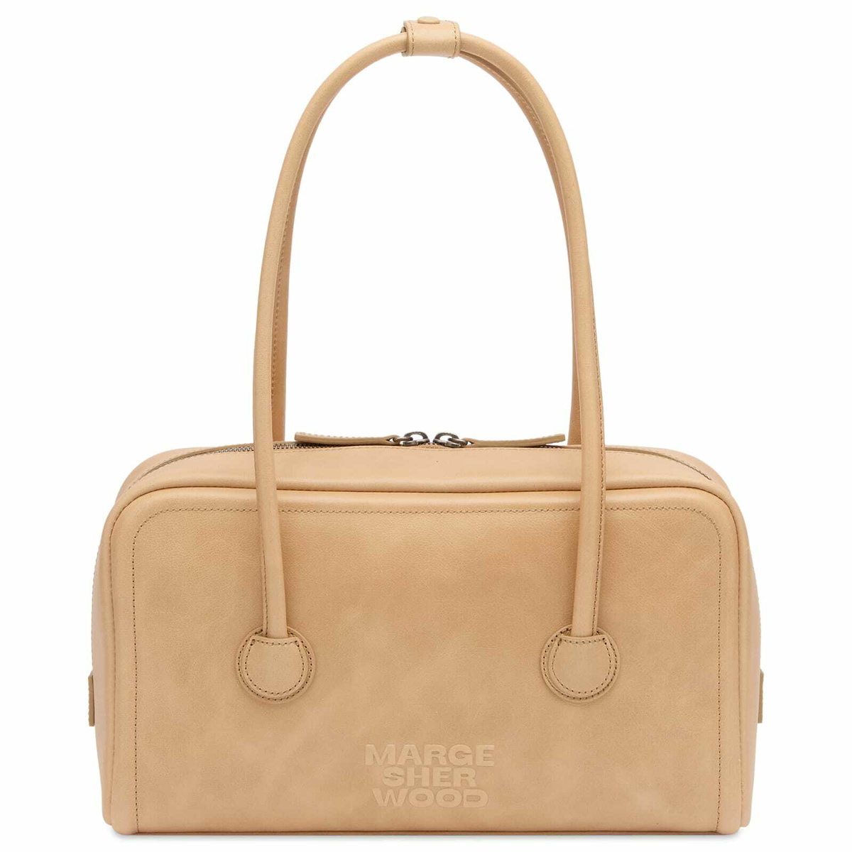 MARGESHERWOOD Women's Small Soft Boston Bag in French Beige 