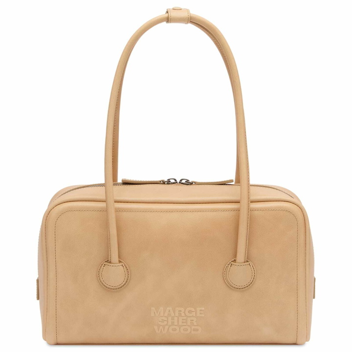 Photo: MARGESHERWOOD Women's Small Soft Boston Bag in French Beige 