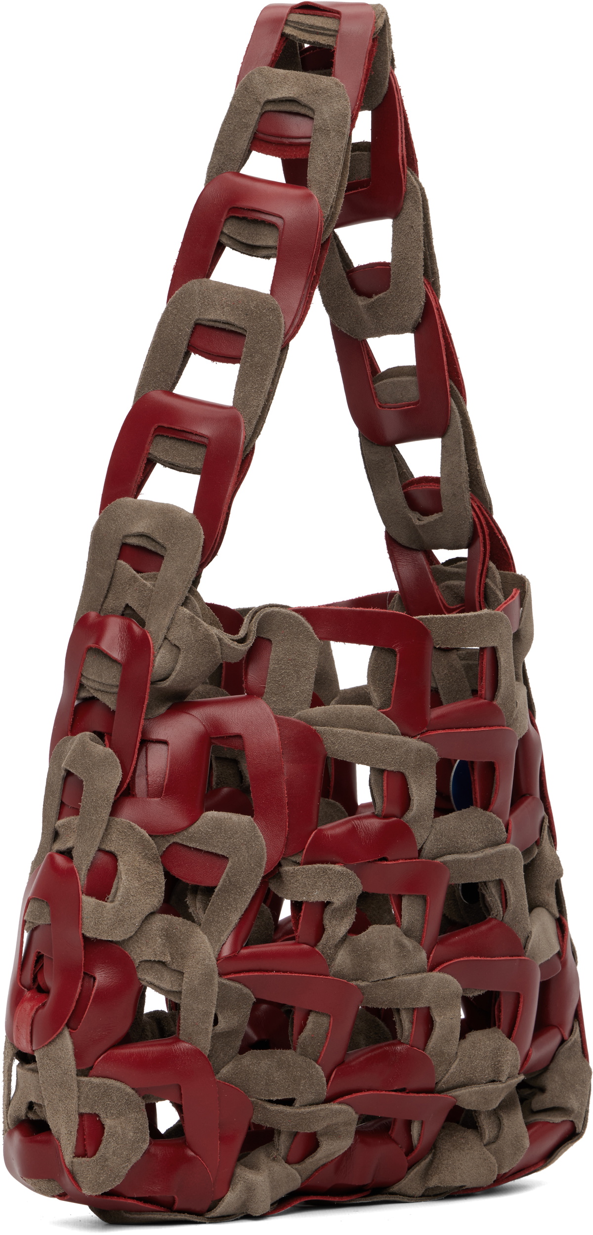 SC103 Red & Brown Links Bag
