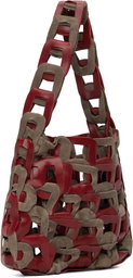 SC103 Red & Brown Links Bag