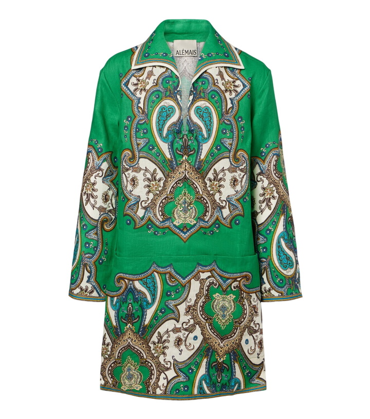Photo: Alémais Porter printed linen minidress