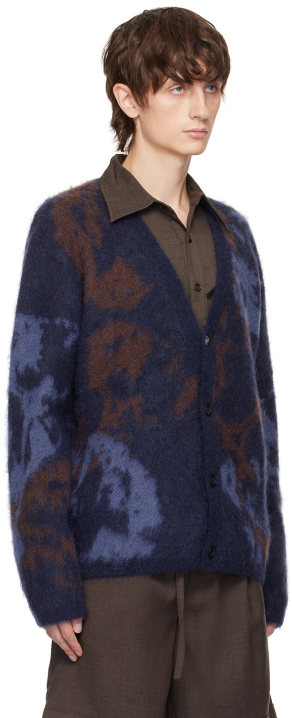 The World Is Your Oyster Navy Floral Cardigan