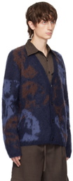 The World Is Your Oyster Navy Floral Cardigan