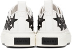 AMIRI White & Black Stars Court Low-Top Sneakers